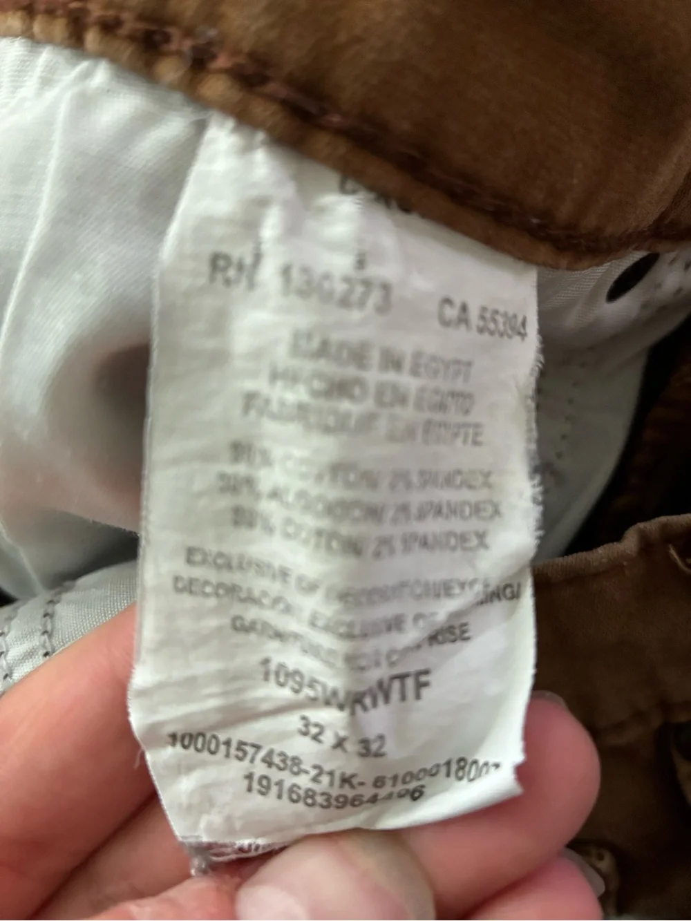 Wrangler Brown Straight Fit Jeans